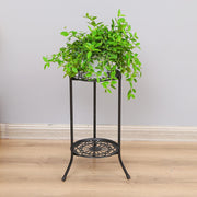 Freestanding 2-Tier Value Plant Stand in White or Black Painted Metal