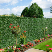 Artificial Ivy Leaf Fence Panel