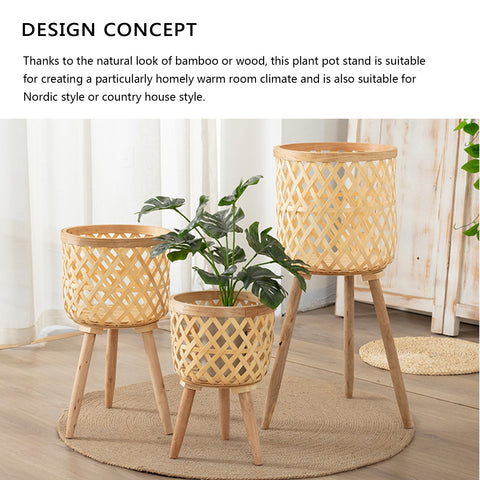 Wooden Indoor Plant Stand