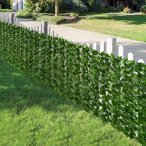 Artificial Ivy Leaf Fence Panel