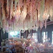 40/20Pcs Artificial Hanging Wisteria Flowers