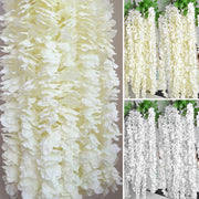 40/20Pcs Artificial Hanging Wisteria Flowers