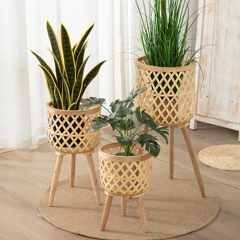 Wooden Indoor Plant Stand